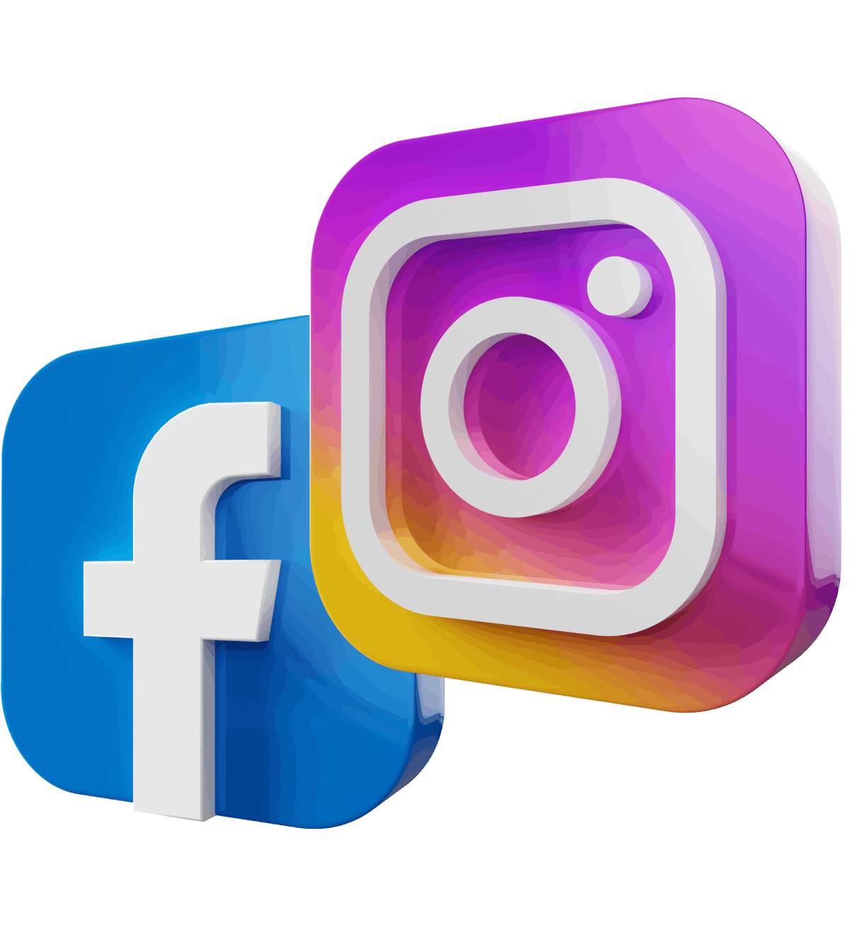 Loghi Facebook e Instagram